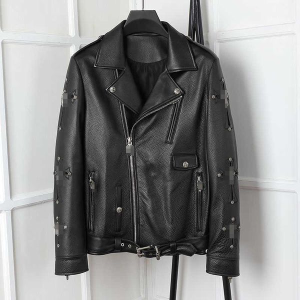 higher version mens leather coat ch designer jacket punk classic cross zipper jackets men hip-hop loose casual motorcycle windbreaker 4xl 5x, Black;brown
higher version mens leather coat ch designer jacket punk classic cross zipper jackets men hip-hop loose casual motorcycle windbreaker 4xl 5x, Black;brown
