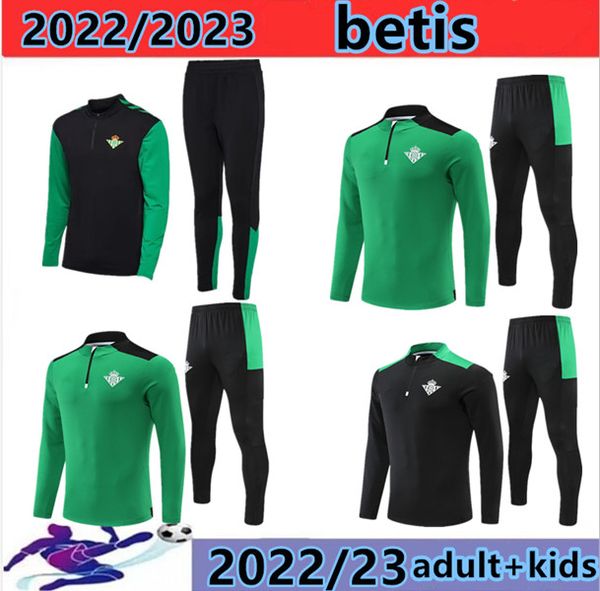 22/23 betis tracksuit soccer jerseys kids men training suit 2022 2023 betis chandal futbol survetement foot maillot de 888, Black
22/23 betis tracksuit soccer jerseys kids men training suit 2022 2023 betis chandal futbol survetement foot maillot de 888, Black