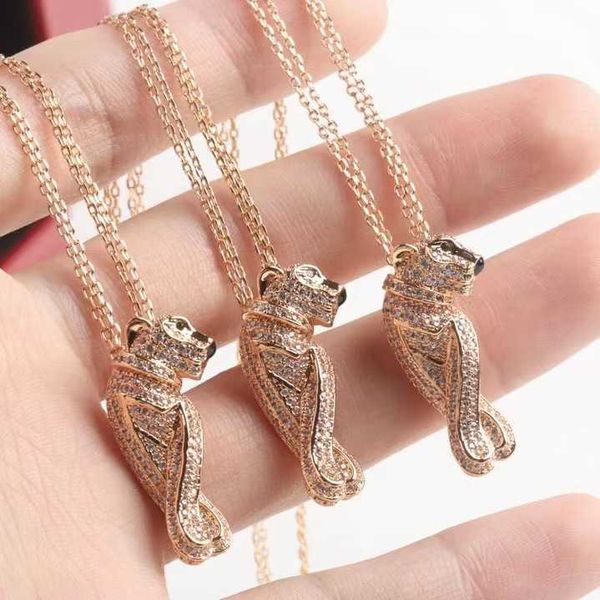 strands strings kajia quality high version 0 leopard necklace 18k rose gold full set diamond pendant dominant cross chain, Black
strands strings kajia quality high version 0 leopard necklace 18k rose gold full set diamond pendant dominant cross chain, Black