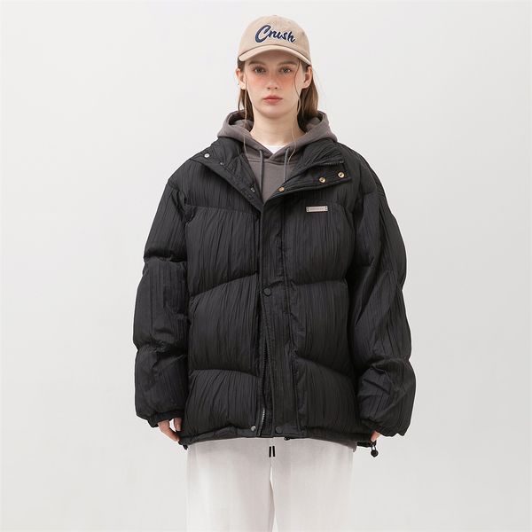 autumn winter couple clothes wrinkles splicing cotton jacket fashion couples street coats hip hop solid cotton jackets new my105, Black;brown
autumn winter couple clothes wrinkles splicing cotton jacket fashion couples street coats hip hop solid cotton jackets new my105, Black;brown
