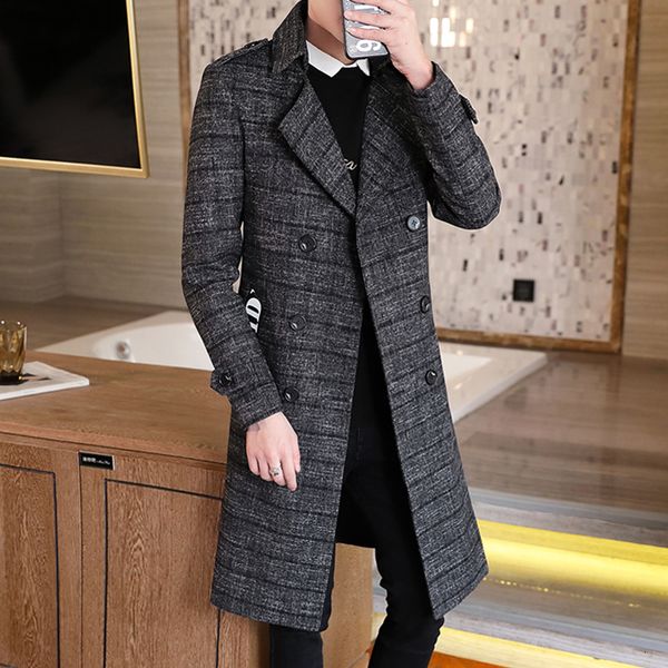 men's wool blends blazer men's british style advanced simple elegant fashion business party gentleman's suit jacket woollen c, Black
men's wool blends blazer men's british style advanced simple elegant fashion business party gentleman's suit jacket woollen c, Black
