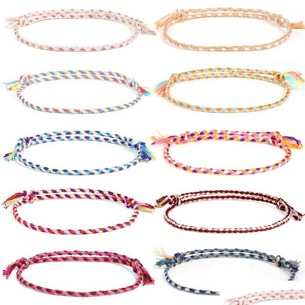 charm bracelets colorf rope bracelet handwoven simple hand women adjustable bracelets fashion jewelry drop delivery dhhjj, Golden;silver
charm bracelets colorf rope bracelet handwoven simple hand women adjustable bracelets fashion jewelry drop delivery dhhjj, Golden;silver