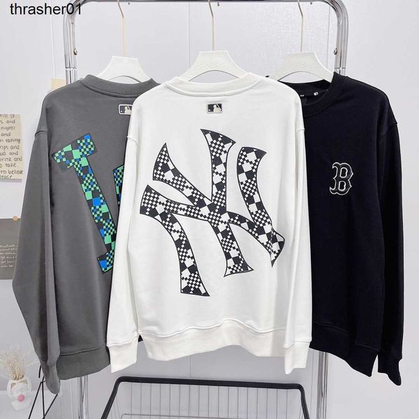 men's hoodies sweatshirts designer fashion brand 2022 mlb autumn new checker print round neck sweater fashion cotton couple hoodie, Black
men's hoodies sweatshirts designer fashion brand 2022 mlb autumn new checker print round neck sweater fashion cotton couple hoodie, Black