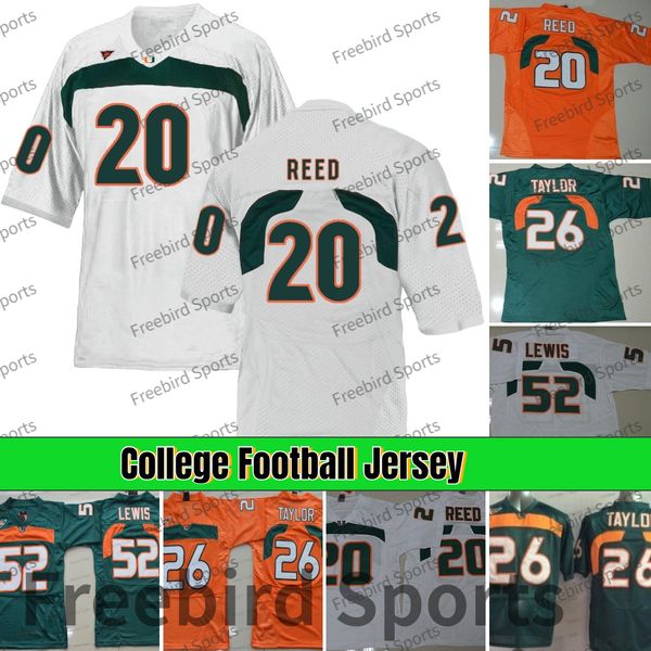 ncaa 20 ed reed football jersey 26 sean taylor 52 ray lewis hurricanes college mens stitched jerseys white green embroidered mesh, Black
ncaa 20 ed reed football jersey 26 sean taylor 52 ray lewis hurricanes college mens stitched jerseys white green embroidered mesh, Black