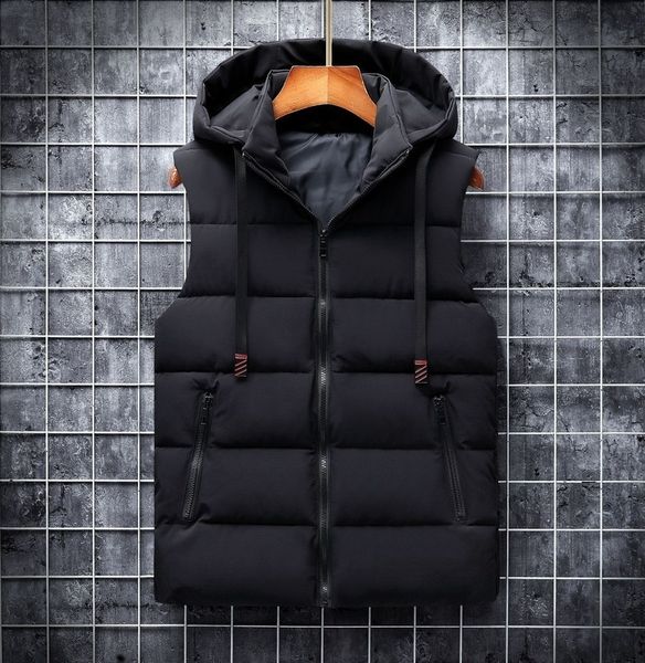 men's vests autumn winter vest men casual waistcoat sleeveless jackets woih hooded warm mens vests bodywarmer down vest for men 221116, Black;white
men's vests autumn winter vest men casual waistcoat sleeveless jackets woih hooded warm mens vests bodywarmer down vest for men 221116, Black;white