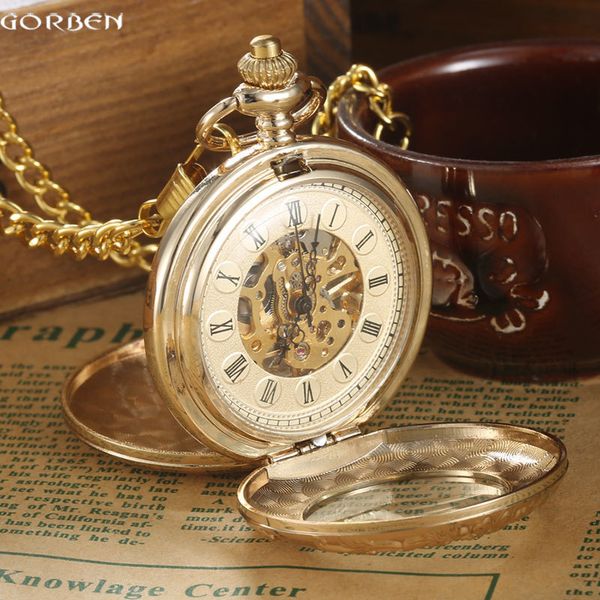 pocket watches luxury gold steel carving mechanical 2 sides open case roman number dial steampunk analog hand winding 221116, Slivery;golden
pocket watches luxury gold steel carving mechanical 2 sides open case roman number dial steampunk analog hand winding 221116, Slivery;golden