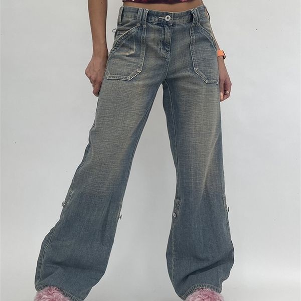 womens jeans weekeep baggy denim mom women high waist vintage oversized cargo pants casual streetwear harajuku straight leg femme 221115, Blue
womens jeans weekeep baggy denim mom women high waist vintage oversized cargo pants casual streetwear harajuku straight leg femme 221115, Blue