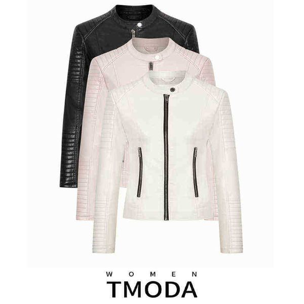 tmoda958 2022 women elegant zipper faux leather biker jackets ladies casual slim fit white motorcycle zipper jackets outerwear j220727, Black
tmoda958 2022 women elegant zipper faux leather biker jackets ladies casual slim fit white motorcycle zipper jackets outerwear j220727, Black