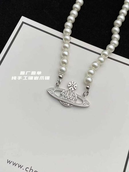 kesstore high edition western empress dowager earth pearl necklace women's ins style light luxury vivian pin pendant clavicle chain str, Silver
kesstore high edition western empress dowager earth pearl necklace women's ins style light luxury vivian pin pendant clavicle chain str, Silver