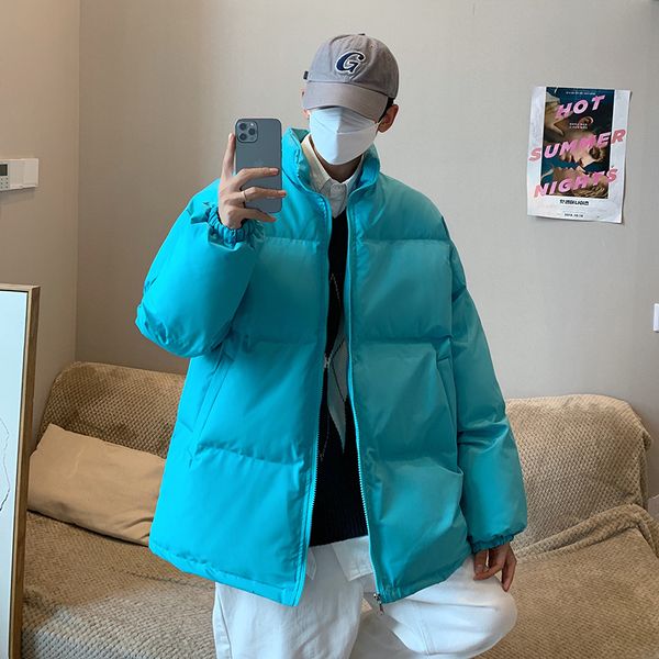 men's down parkas streetwear harajuku thick warm winter parkas men solid color stand collar men's winter jacket oversize women, Black
men's down parkas streetwear harajuku thick warm winter parkas men solid color stand collar men's winter jacket oversize women, Black