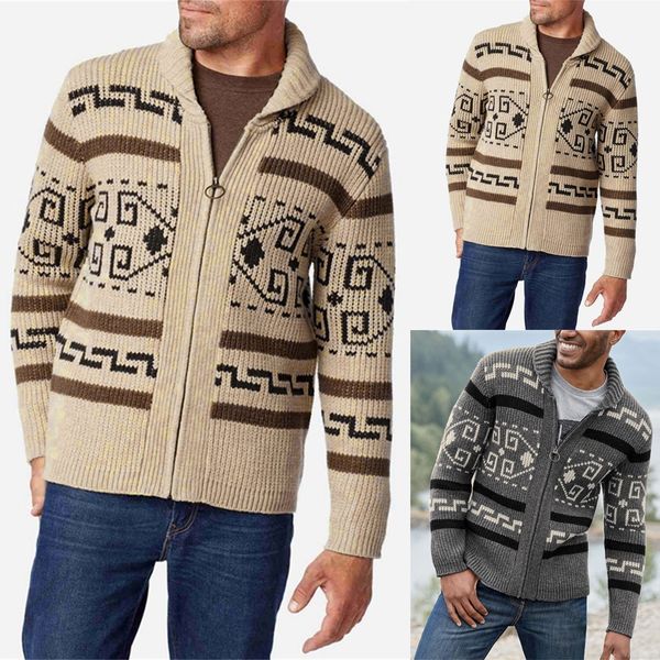 men's sweaters autumn winter fashion men's knitted sweater vintage pattern print zipper cardigan sweaters men casual long sleeve c, White;black
men's sweaters autumn winter fashion men's knitted sweater vintage pattern print zipper cardigan sweaters men casual long sleeve c, White;black