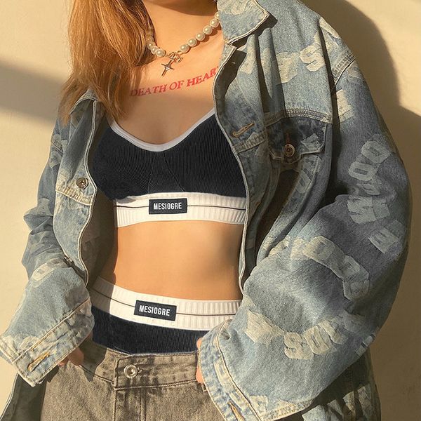 european american style women's tanks & camis autumn and winter new women's color contrast exposed navel fashion suspender vest sh, White
european american style women's tanks & camis autumn and winter new women's color contrast exposed navel fashion suspender vest sh, White