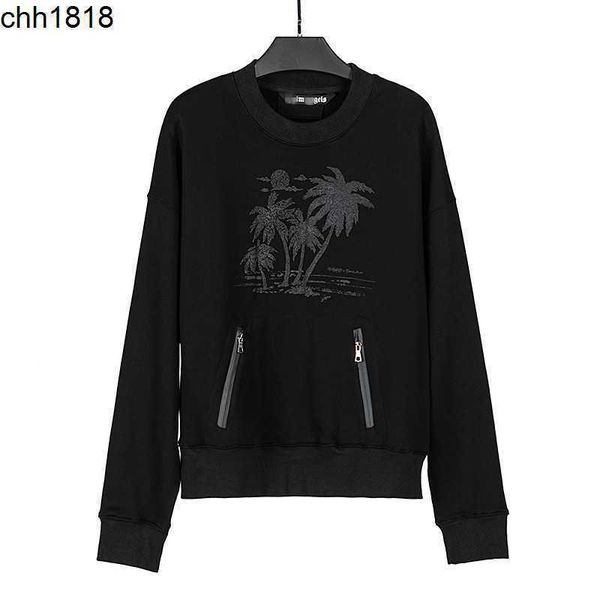 tide brand palmangel black foam coconut tree print round neck pullover sweater for men and women
tide brand palmangel black foam coconut tree print round neck pullover sweater for men and women