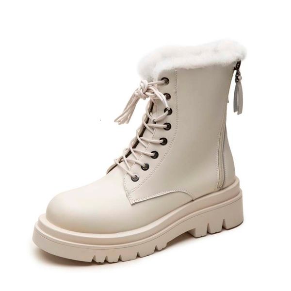 boots women split leather snow fashion female lace up platform shoes ladies black round toe zipper style ankle winter 221116
boots women split leather snow fashion female lace up platform shoes ladies black round toe zipper style ankle winter 221116