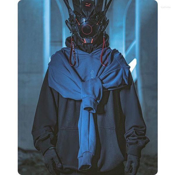 men's hoodies autumn fake two pieces double neckline hoodie harajuku hooded sweatshirts men's clothing hiphop streetwear pullover, Black
men's hoodies autumn fake two pieces double neckline hoodie harajuku hooded sweatshirts men's clothing hiphop streetwear pullover, Black