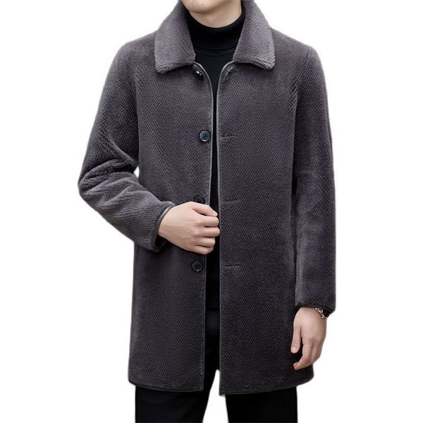 men's wool blends korean trend men's loose casual singlebreasted overcoat autumn winter fashion long sleeve woolen long coat l5xl, Black
men's wool blends korean trend men's loose casual singlebreasted overcoat autumn winter fashion long sleeve woolen long coat l5xl, Black