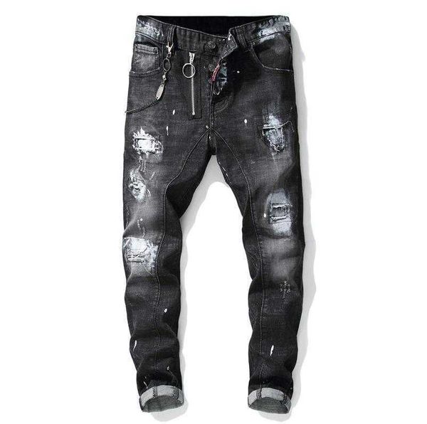 unique men painted rips jeans stretch black fashion designer slim fit washed motocycle denim pants panelled hip hoptrousers 1012, Blue
unique men painted rips jeans stretch black fashion designer slim fit washed motocycle denim pants panelled hip hoptrousers 1012, Blue