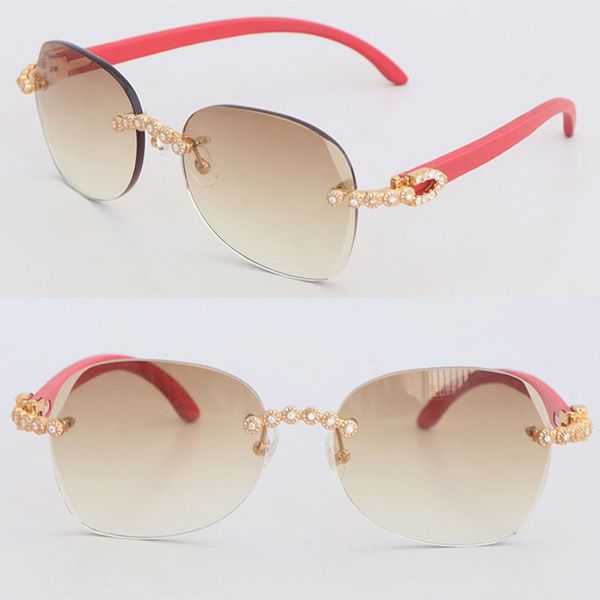 removable moissanite diamond set rimless sunglasses womans original red wood glasses design classical model box frame luxury wooden glasses, White;black
removable moissanite diamond set rimless sunglasses womans original red wood glasses design classical model box frame luxury wooden glasses, White;black