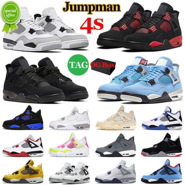 2023 with box 4 mens basketball shoes military black cat jumpman 4s retro red thunder university blue white oreo sail men womens trainers sp
2023 with box 4 mens basketball shoes military black cat jumpman 4s retro red thunder university blue white oreo sail men womens trainers sp