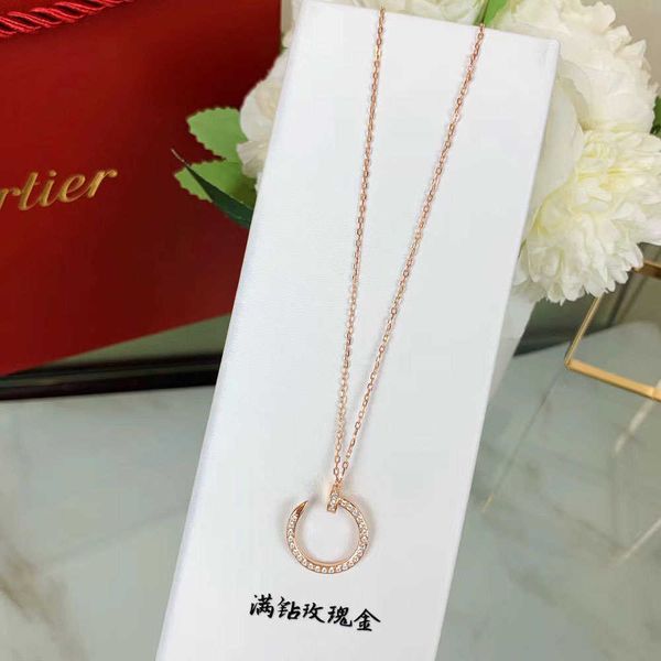 strands strings v kajia nail series s925 sterling silver full diamond rose gold platinum female collar necklace, Black
strands strings v kajia nail series s925 sterling silver full diamond rose gold platinum female collar necklace, Black
