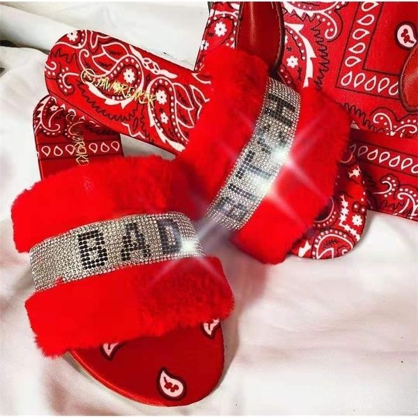 slippers 2023 women's warm slipper crystal soft ladies shoes woman female shoe decor fluffy 221115, Black
slippers 2023 women's warm slipper crystal soft ladies shoes woman female shoe decor fluffy 221115, Black