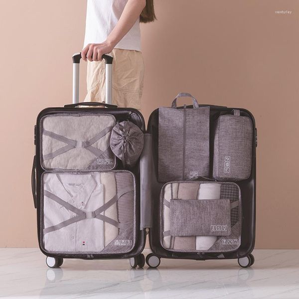 storage bags packing cubes travel organizer seven-piece bag underwear finishing waterproof luggage clothes suitcase
storage bags packing cubes travel organizer seven-piece bag underwear finishing waterproof luggage clothes suitcase