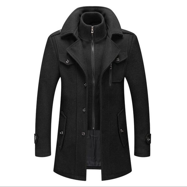 men's wool blends autumn winter mens british style single breasted wool blends coat clothing classic business casual trench coat m4xl 2, Black
men's wool blends autumn winter mens british style single breasted wool blends coat clothing classic business casual trench coat m4xl 2, Black