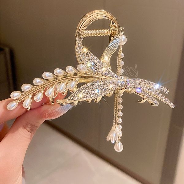 wheat tassels hair claws butterfly tulip flower clamps winter new shiny rhinestone imitation pearl hair accessories, Slivery;golden
wheat tassels hair claws butterfly tulip flower clamps winter new shiny rhinestone imitation pearl hair accessories, Slivery;golden