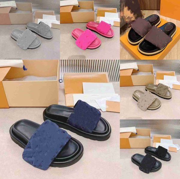 slippers sandal embossed slipper slides flip flops beach sandals printing pillow hook loop mule summer flat heel slippers designer size 35-4, Black
slippers sandal embossed slipper slides flip flops beach sandals printing pillow hook loop mule summer flat heel slippers designer size 35-4, Black