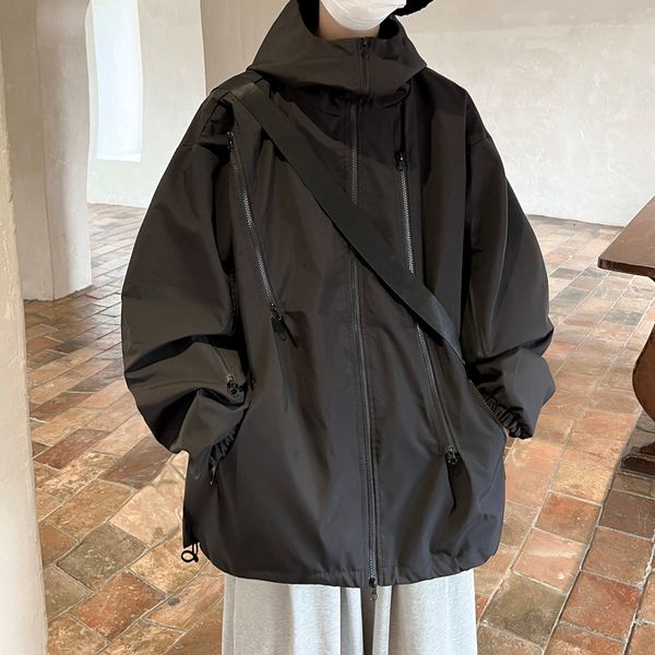 men's jackets streetwear spring autumn hooded casual jackets for men outdoor black windbreak bomber men's jacket coat 221116, Black;brown
men's jackets streetwear spring autumn hooded casual jackets for men outdoor black windbreak bomber men's jacket coat 221116, Black;brown