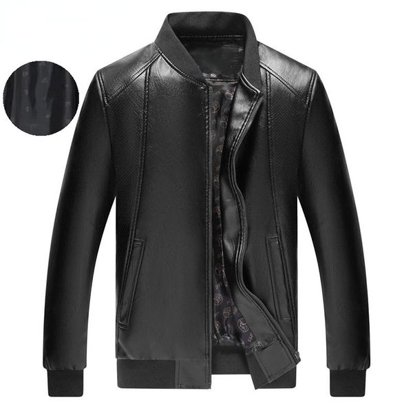 2022 new leather men's wholesale booth source thin jacket pu spring and autumn baseball collar coat, Black
2022 new leather men's wholesale booth source thin jacket pu spring and autumn baseball collar coat, Black