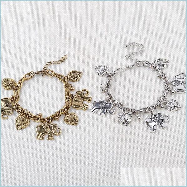 charm bracelets animal elephant heart charm bracelet ancienet sier gold chains bracelets women kids fashion jewelry drop delivery dhyez, Golden;silver
charm bracelets animal elephant heart charm bracelet ancienet sier gold chains bracelets women kids fashion jewelry drop delivery dhyez, Golden;silver