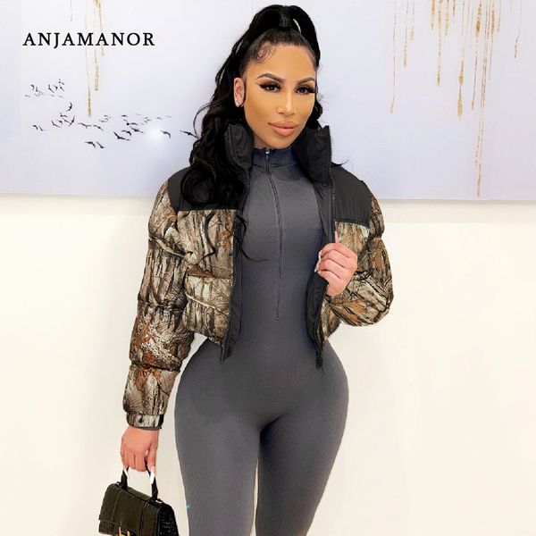 women's jackets anjamanor short puffer jacket winter womens fashion printed zip up cropped bubble coat casual outwear d48-fz44 221116, Black;brown
women's jackets anjamanor short puffer jacket winter womens fashion printed zip up cropped bubble coat casual outwear d48-fz44 221116, Black;brown