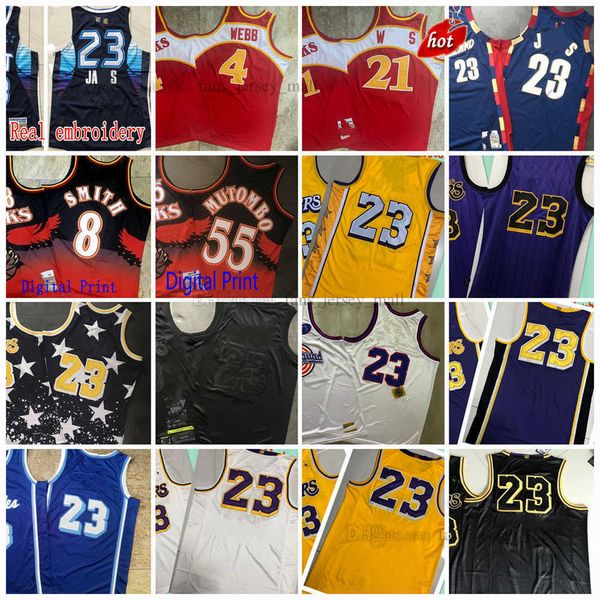 mitchell&ness real stitched retro basketball 4 spud james webb jerseys authentic embroidery quality jersey digital print 55 dikembe 8 steve, Black;red
mitchell&ness real stitched retro basketball 4 spud james webb jerseys authentic embroidery quality jersey digital print 55 dikembe 8 steve, Black;red