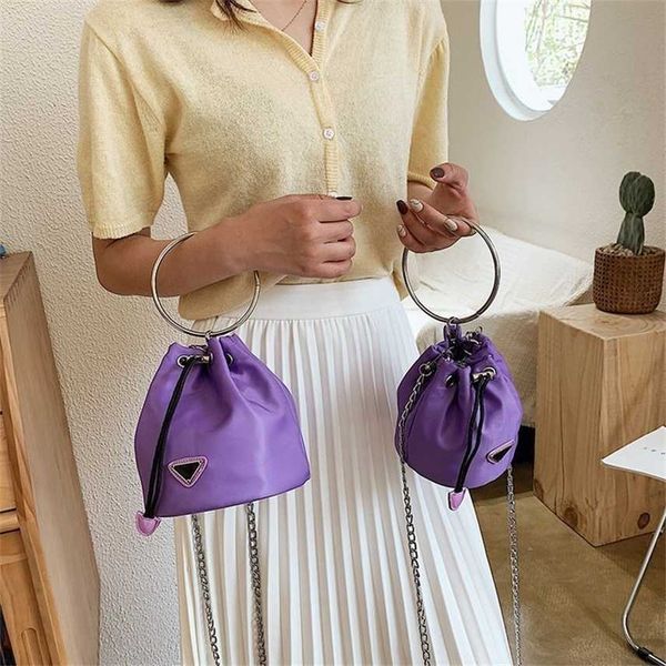 new nylon rope drawstring bucket mini portable women's sling single shoulder messenger bag hand designer handbags, Brown;gray
new nylon rope drawstring bucket mini portable women's sling single shoulder messenger bag hand designer handbags, Brown;gray