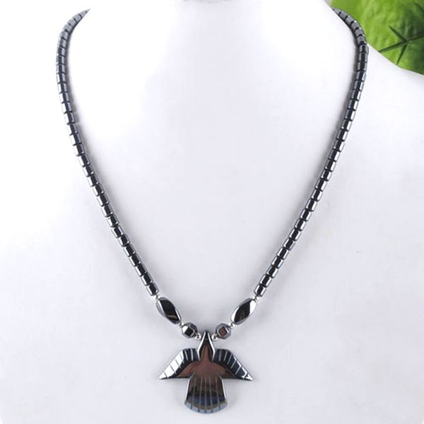 wojiaer natural hematite gem stone necklace black non magnetic bird pendant 17 1/2 inches women jewelry f3038, Silver
wojiaer natural hematite gem stone necklace black non magnetic bird pendant 17 1/2 inches women jewelry f3038, Silver