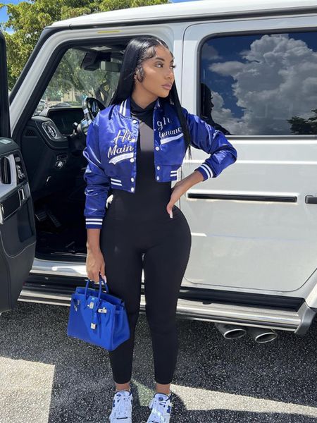 women's jackets fqlwl fall streetwear jacket for women long sleeve crop blue female print casual coats and varsity 221116, Black;brown
women's jackets fqlwl fall streetwear jacket for women long sleeve crop blue female print casual coats and varsity 221116, Black;brown