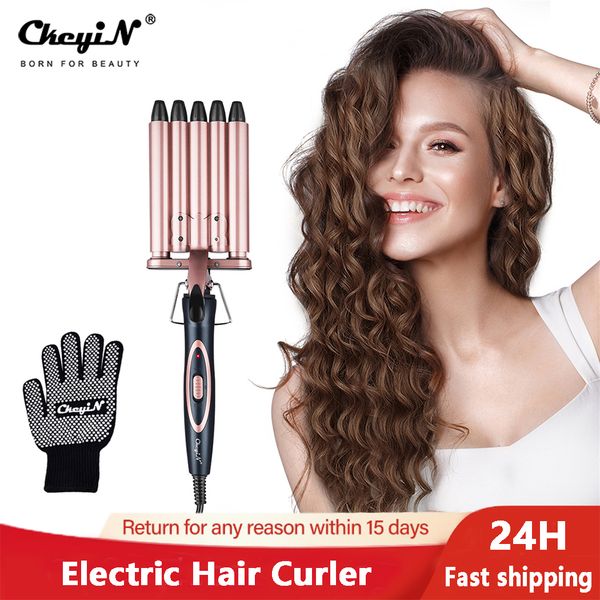 curling irons professional ceramic hair iron big waver curler electric wand perm splint styler triple or 3 barrels 221116
curling irons professional ceramic hair iron big waver curler electric wand perm splint styler triple or 3 barrels 221116