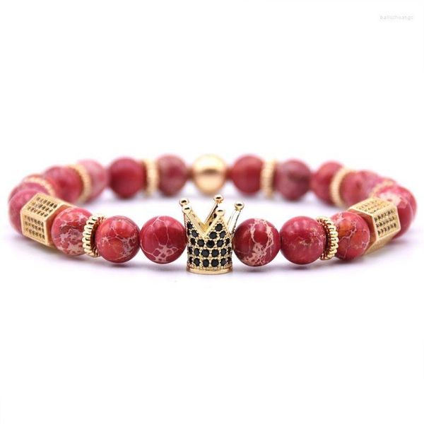charm bracelets charm bracelets hyhoney 8mm natural imperial stone beads bracelet men handmade pave cz crown charms for women jewelr dhf5v, Golden;silver
charm bracelets charm bracelets hyhoney 8mm natural imperial stone beads bracelet men handmade pave cz crown charms for women jewelr dhf5v, Golden;silver