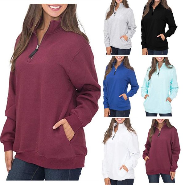 qnpqyx women fall long sleeve fleece hoodie sherpa pullovers sweatshirt oversized v-neck zipper sweaters long sleeve 5 colors, Black 
qnpqyx women fall long sleeve fleece hoodie sherpa pullovers sweatshirt oversized v-neck zipper sweaters long sleeve 5 colors, Black