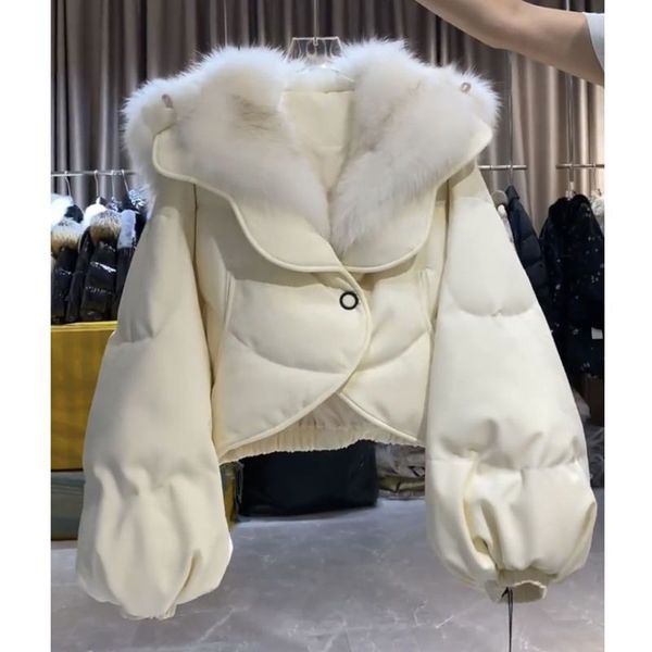women's down korean style short wool splicing down cotton jacket for women in 2022 winter new navy collar fashion, Black
women's down korean style short wool splicing down cotton jacket for women in 2022 winter new navy collar fashion, Black