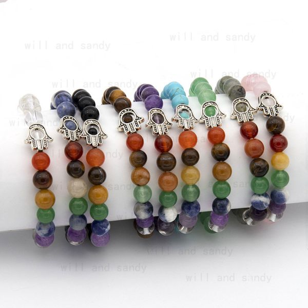 eye charm beaded natural stone bracelet yoga 7 chakra healing gemstone hand charm strand agate labradorite amethyst tiger eye bracelets wris, Black
eye charm beaded natural stone bracelet yoga 7 chakra healing gemstone hand charm strand agate labradorite amethyst tiger eye bracelets wris, Black