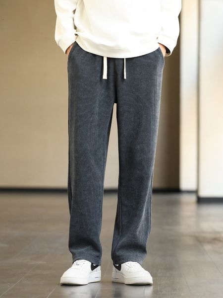 men's pants fall/winter sweatpants wide leg straight baggy casual streetwear solid loose track trousers plus size 8xl 221116, Black
men's pants fall/winter sweatpants wide leg straight baggy casual streetwear solid loose track trousers plus size 8xl 221116, Black