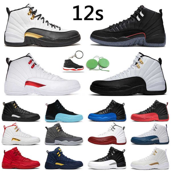 12s royalty basketball shoes jumpman 12 taxi twist utility grind reverse flu game university gold mens trainer, Black
12s royalty basketball shoes jumpman 12 taxi twist utility grind reverse flu game university gold mens trainer, Black