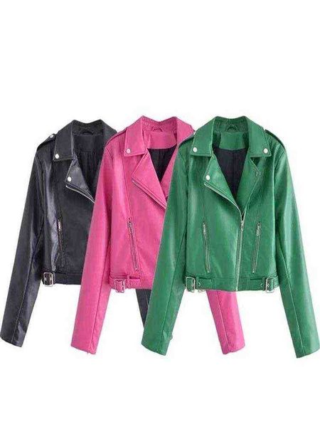 traf women 2022 fashion artificial leather bomber coat retro long sleeve zipper pocket decoration casual jacket streetwear j220727, Black
traf women 2022 fashion artificial leather bomber coat retro long sleeve zipper pocket decoration casual jacket streetwear j220727, Black