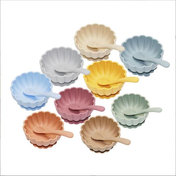 baby silicone feeding set food grade dishes bowl spoon fork child training plate non-silp suction petal bowl kids tableware waterproof spoon
baby silicone feeding set food grade dishes bowl spoon fork child training plate non-silp suction petal bowl kids tableware waterproof spoon