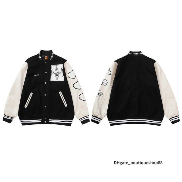 3a men embroidery fashion oversized hip hop varsity baseball jacket leather sleeve hi street loose fit letterman coat outerwear yh, Black;brown
3a men embroidery fashion oversized hip hop varsity baseball jacket leather sleeve hi street loose fit letterman coat outerwear yh, Black;brown