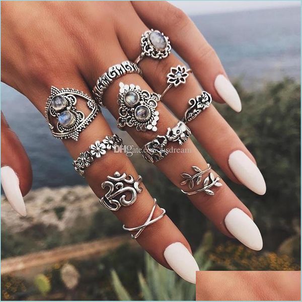 cluster rings antique sier knuckle ring set elephant flower crown rings stacking women midi fashion jewelry gift drop delivery d, Golden;silver
cluster rings antique sier knuckle ring set elephant flower crown rings stacking women midi fashion jewelry gift drop delivery d, Golden;silver