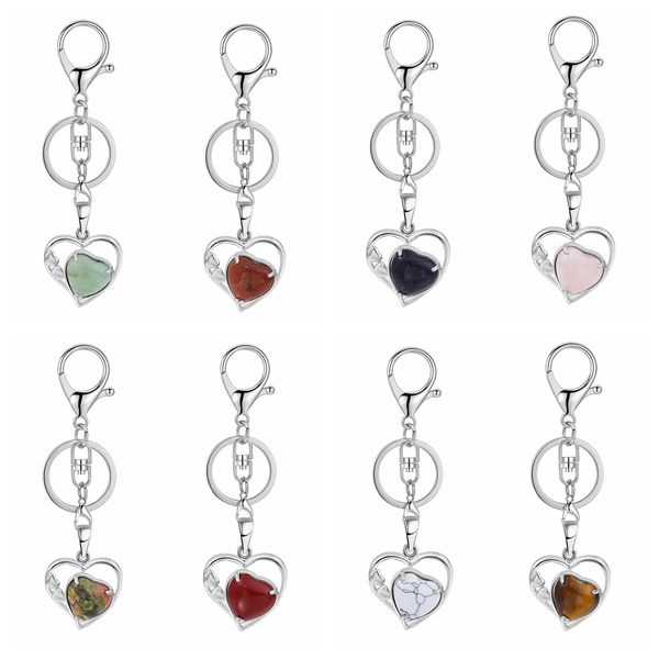 wholesales silver key chain accessories key rings natural healing crystal hollow heart stone keychain, Slivery;golden
wholesales silver key chain accessories key rings natural healing crystal hollow heart stone keychain, Slivery;golden