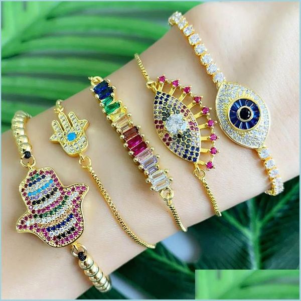 charm bracelets rainbow crystal hand eye bracelets gold pl adjustable string chains diamond women bracelet fashion jewelry drop deliv dhbyg, Golden;silver
charm bracelets rainbow crystal hand eye bracelets gold pl adjustable string chains diamond women bracelet fashion jewelry drop deliv dhbyg, Golden;silver